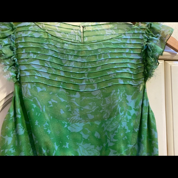 Vera Wang Green Garden Dress - Picture 11 of 11